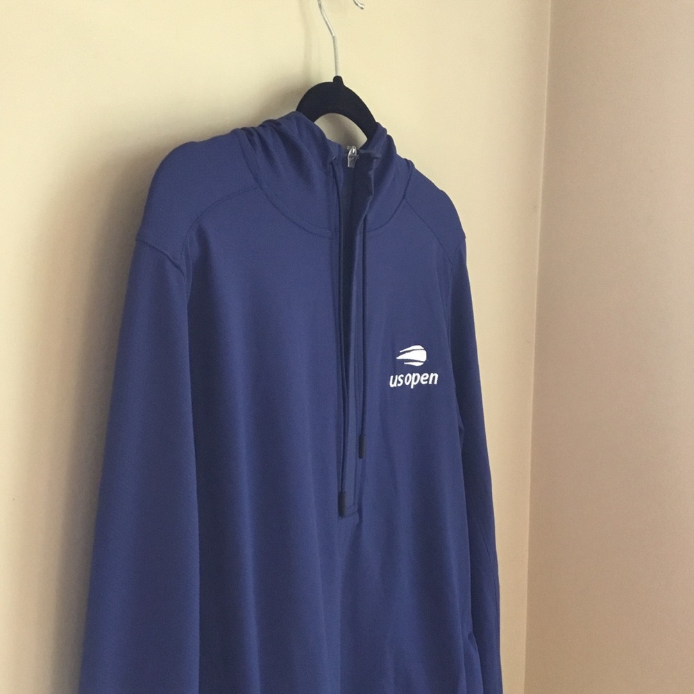 NEW Draddy Sport Cool Hoodie US Open Zip Hooded Pullover Jacket Medium - Picture 4 of 9